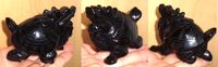 Schildkrötdrachen Obsidian 180 g