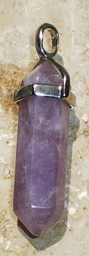 Amethyst Spitze Anhänger, energetisiert