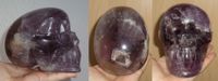 großer Amethyst Kristallschädel 1,83 kg