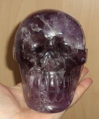 großer Amethyst Kristallschädel 1,83 kg