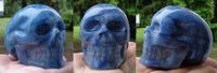 Blauer Aventurin Kristallschädel Brasilien 395 g 400