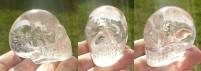 Bergkristallschädel aus Brasilien ca. 90 g