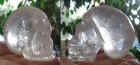 Begkristall Kristallschädel 240 g Liebe