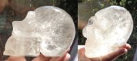 Bergkristall Kristallschädel 835 g Engel