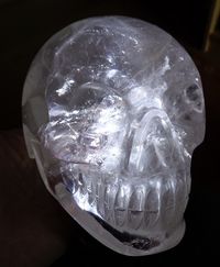 Bergkristall Kristallschädel Brasilien 1,2 kg