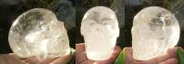Bergkristallschädel aus Brasilien ca. 190 g