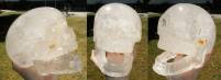 Bergkristall Kristallschädel energetisiert singender 6 kg groß Brasilien