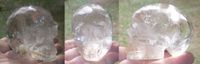 Bergkristall Kristallschädel ca. 222 g
