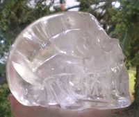 Bergkristallschädel aus Brasilien 3,14 kg
