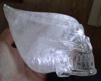 großer Bergkristall Kristallschädel Traveler 1,33 kg