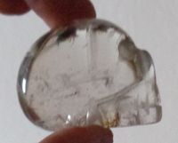 lemurischer Bergkristall Kristallschädel 65 g