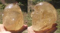 Citrin Kristallschädel aus Brasilien ca. 700 g