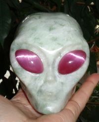 Jade Kristallschädel Alien