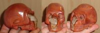 Polychrom Jaspis Kristallschädel 270 g