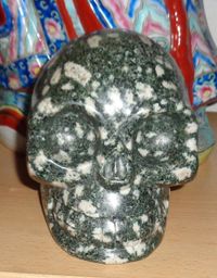 großer Preseli Bluestone Kristallschädel 4,15 kg