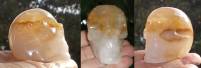 Golden Healer Kristallschädel aus Brasilien ca. 140 g
