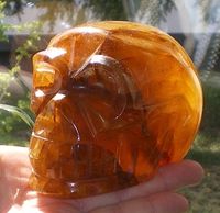Golden Healer Kristallschädel aus Brasilien