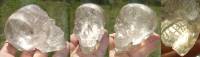 Tibetischer Rutil-Bergkristallschädel