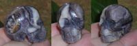 Fluoritopal Tiffany Stone Kristallschädel 35 g Frieden