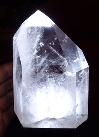 große Bergkristall Spitze 690 g