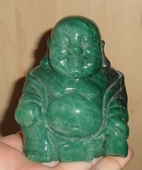 großer grüner Aventurin Buddha 480 g