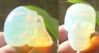 kleiner Opalith Kristallschädel 28 g