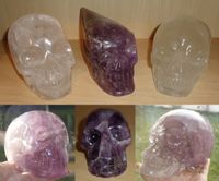 Chevron Amethyst Traveller Kristallschädel Leandro de Souza Bergkristall Citrin