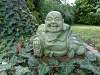 großer grüner Jaspis Edelstein Buddha 4 kg